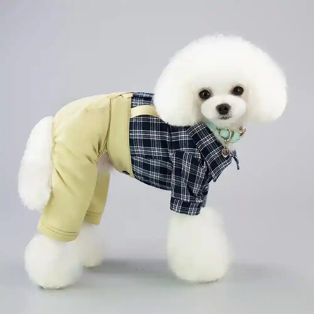 Vestito per Cani "Diesel" con Papillon e Bretelle by Dog Moda