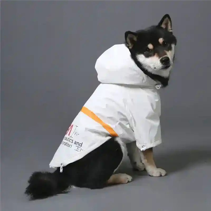 Impermeabile per cani riflettente "NASA" by Dog Moda