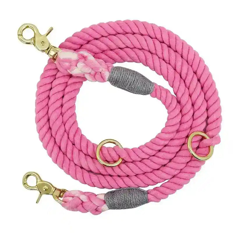 Guinzaglio in Cotone Multi-color per Cani – Comfort, Stile e Controllo by Dog Moda