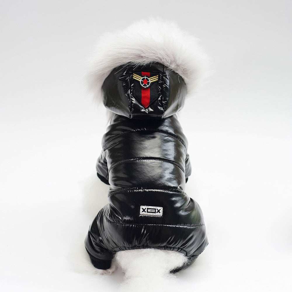 Wasserdichte Hunde-Daunenjacke „Messi“ mit Fleece-Füllung