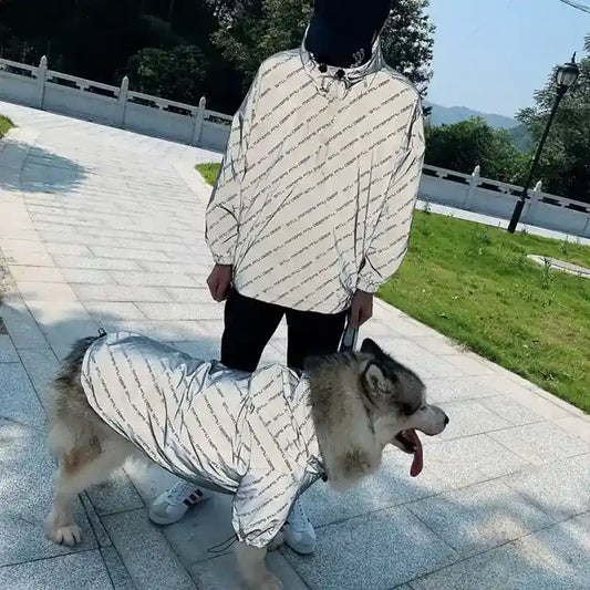 Impermeabile per cani riflettente "Square" - Cheepet by Dog Moda