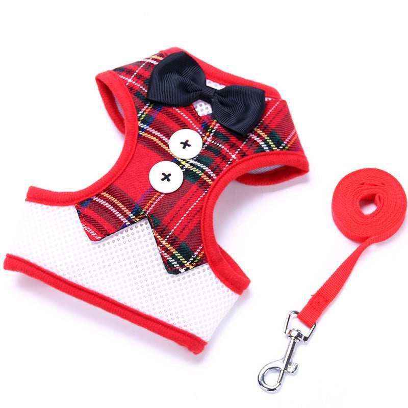 Set pettorina e guinzaglio per cani in tessuto traspirante "Grazia" by Dog Moda