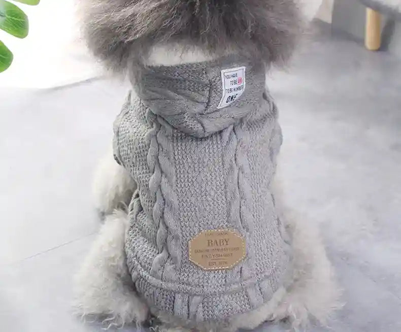Cappotto Cani Pile Cappuccio Treccia - DAM Imbottito by Dog Moda