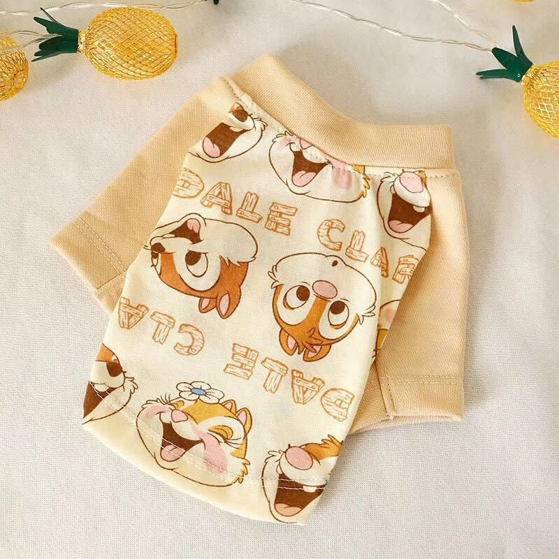 Chip and Dale Dog T-Shirt – Comfort and Fun for Your Little Four-Legged Friend