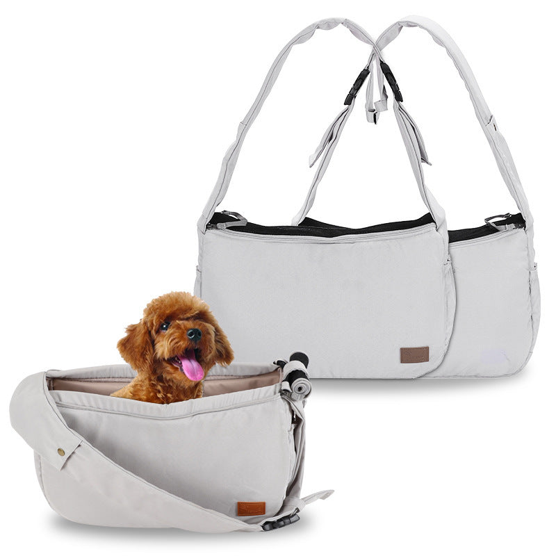 Borsa Tracolla Mezzaluna per il Trasporto di Cagnolini e gatti