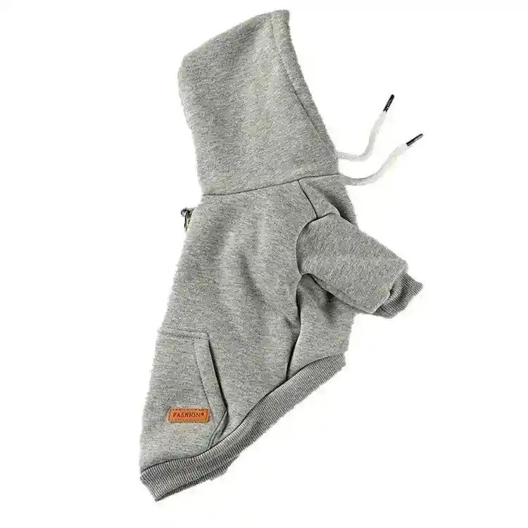 Felpa con Cappuccio per Cani - Pile con Tasche e Anello by Dog Moda
