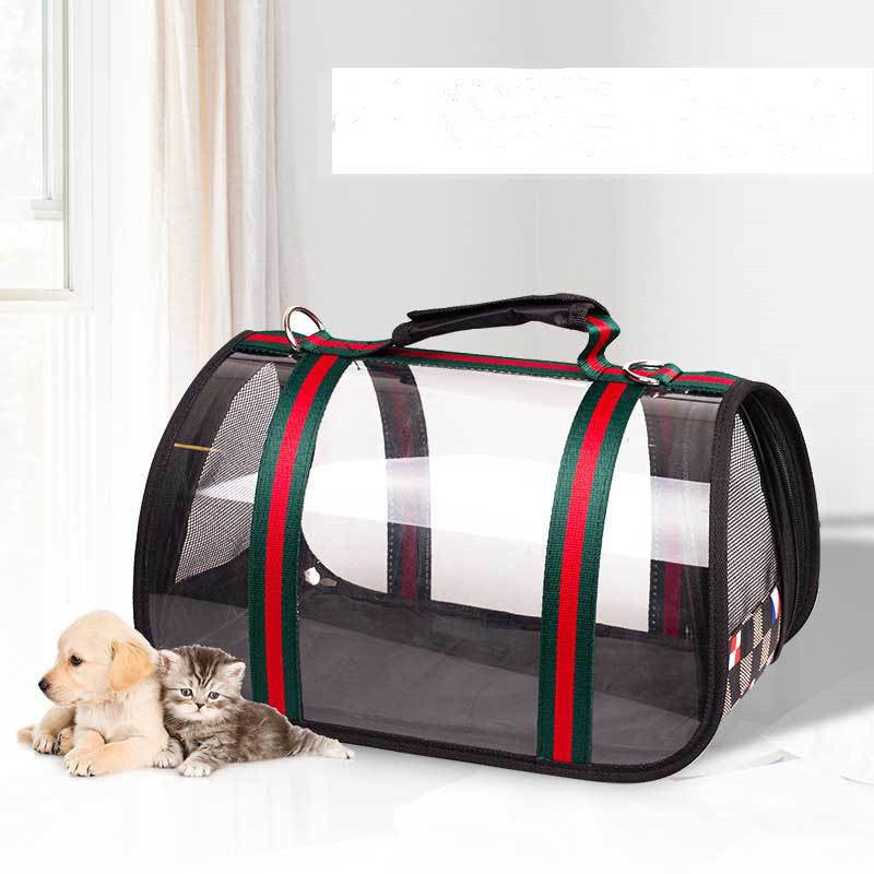 Trasportino Trasparente per Cani e Gatti - Comfort e Controllo durante il Viaggio