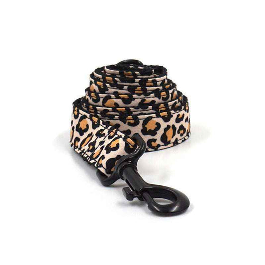 Set Collare e Guinzaglio Leopardato - Modello "Wild Style" by Dog Moda