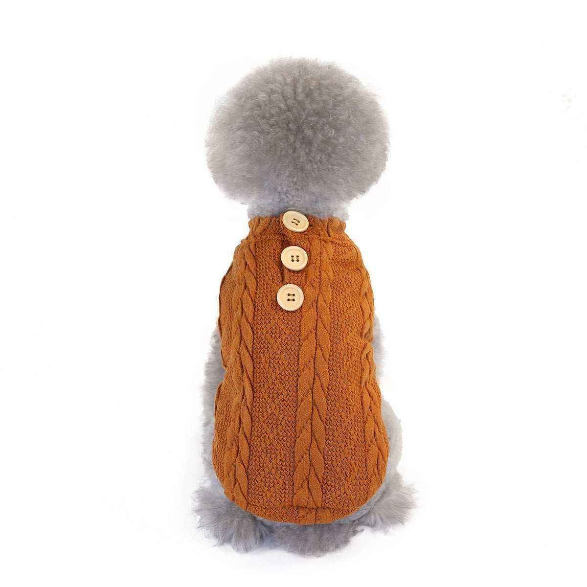 Maglioncino per Cani "Nala" con Bottoni – Eleganza e Comfort per l’Inverno by Dog Moda