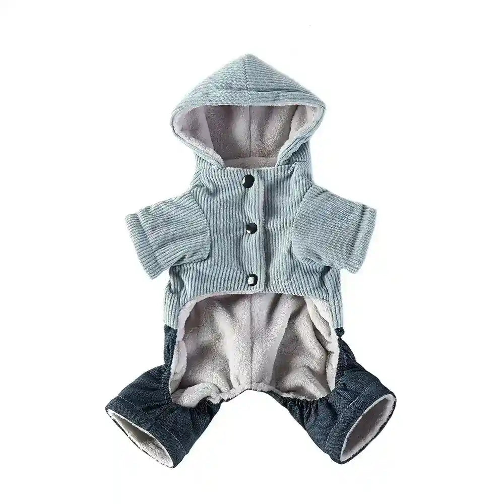 Cappotto Cani Coco Tweed - Velluto Coste 4 Zampe Pile by Dog Moda