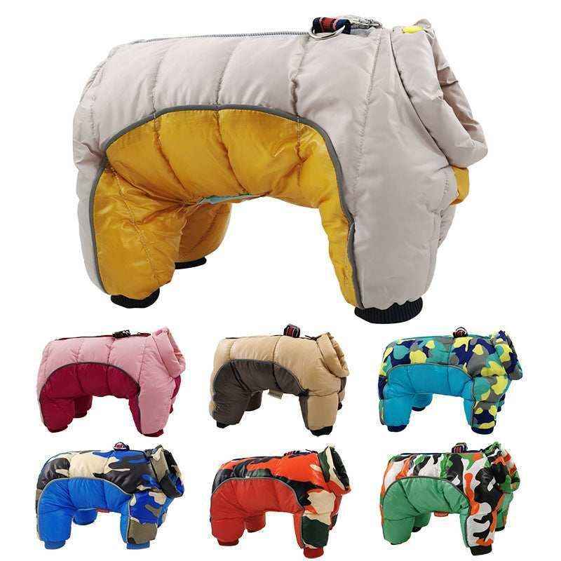 Piumino Imbottito con Quattro Zampe Impermeabile - Modello Snow - Dog Moda