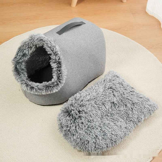 Cuccia Portatile per Gatti con Maniglia - Pile Caldo by Dog Moda