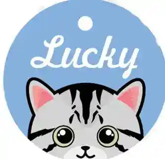 Medaglietta Gatto Personalizzata con Nome e Campanellino by Dog Moda