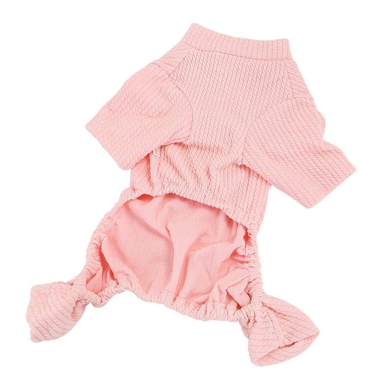 Four-Legged Dog Jumpsuit with Scarf "Carolina" - Comfort, Warmth and Style for Your Four-Legged Friend