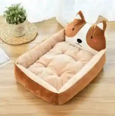 Cuccia Rettangolare per Cani e Gatti con Schienale Personaggi Animati by Dog Moda
