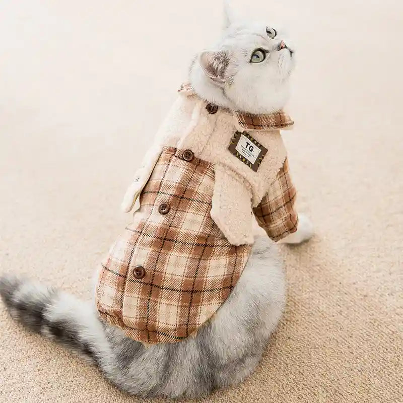 Cappotto Pile per Cani Invernale con Bottoni - Caldo by Dog Moda