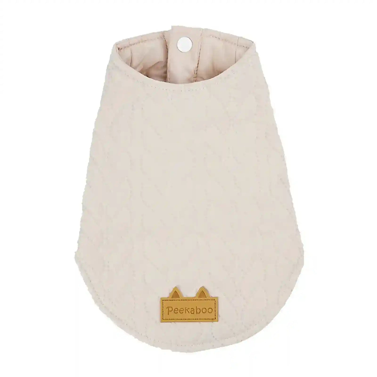 Cappottino per Cani Pekaboo Smanicato Trapuntato con Bottoni a Margherita by Dog Moda