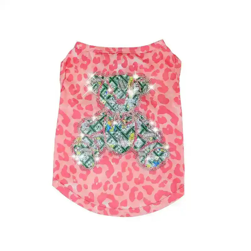 Maglietta per cani in cotone "Honey" by Dog Moda