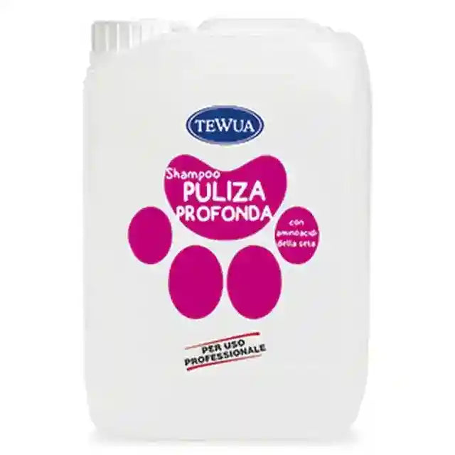Tewua Shampoo per cani Professionale Pulizia Profonda Manti Molto Sporchi 10Lt - P21378 by Tewua