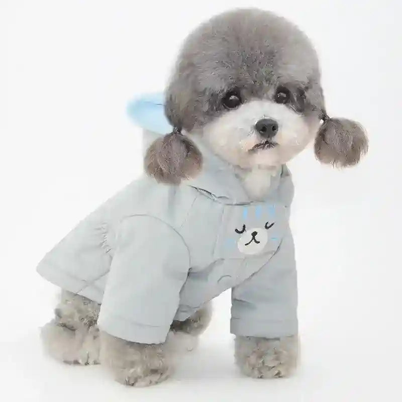 Cappottino per Cani "Trinity" con Cappuccio e Orecchie Buffe – Eleganza e Comfo by Innopet