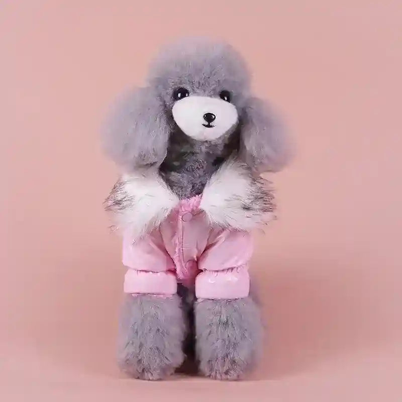 Piumino "Avignone" per Barboncino, Impermeabile e Caldo con Dettagli Chic by Dog Moda