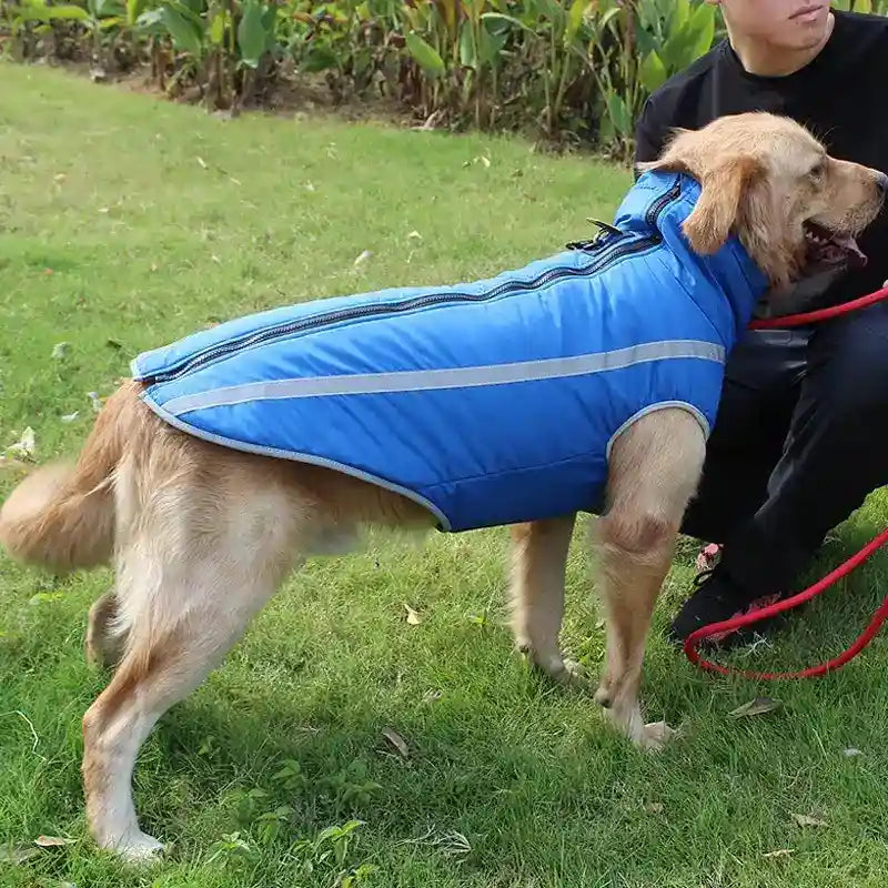 Giacca per cani facile da indossare riflettente e imbottita con pile by Dog Moda