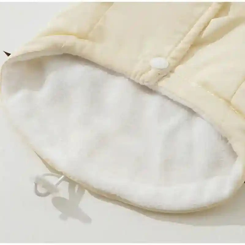 Cappotto Lucky Dog Smanicato con Cappuccio e Fiocco by Dog Moda