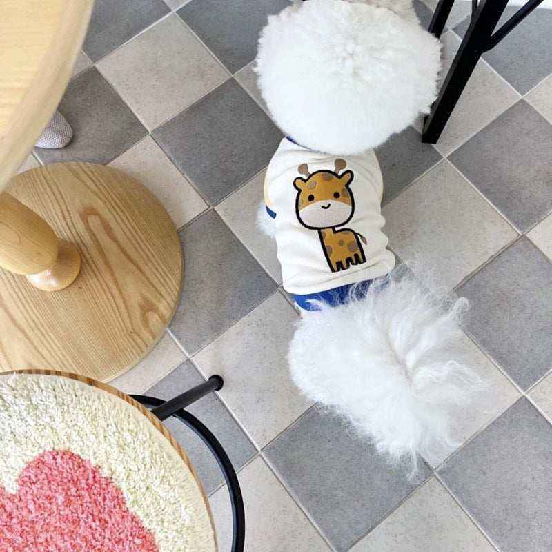 Maglia "Wild Pals" per Cani - Un Mondo di Amici sul Dorso - Dog Moda