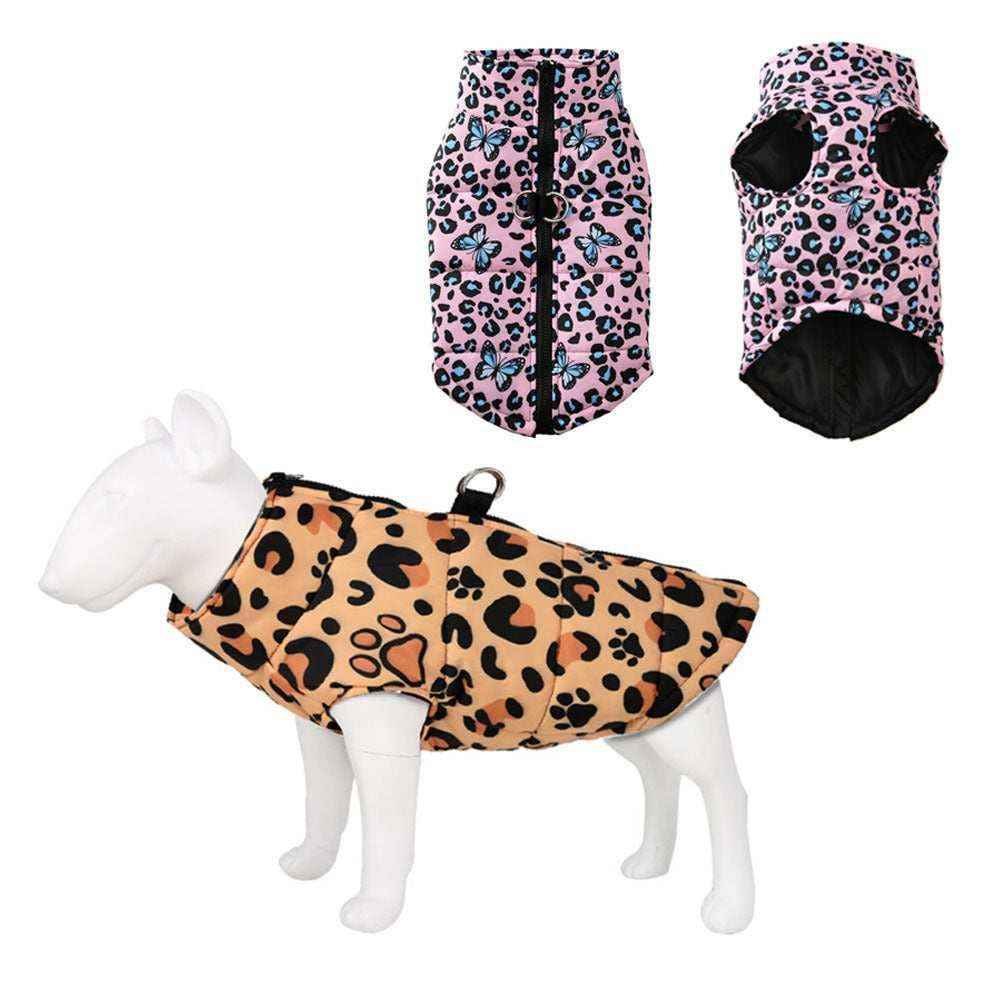 Cappotto Smanicato per Cani "Butterfly" con Zip e Anelli per Guinzaglio by Dog Moda