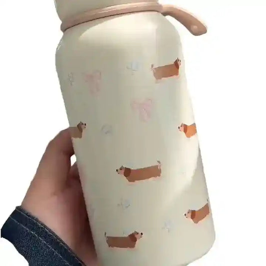 Borraccia Termica Bassotto 400ml in Acciaio Inox 304 by Dog Moda
