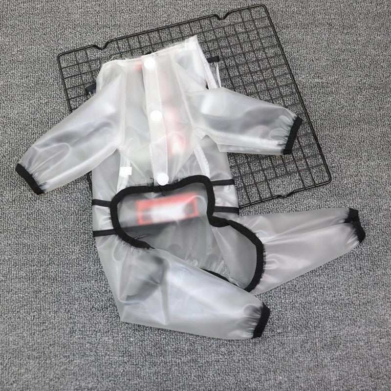 Transparent Dog Raincoat "Limpido" - Elegance and Protection on Every Walk