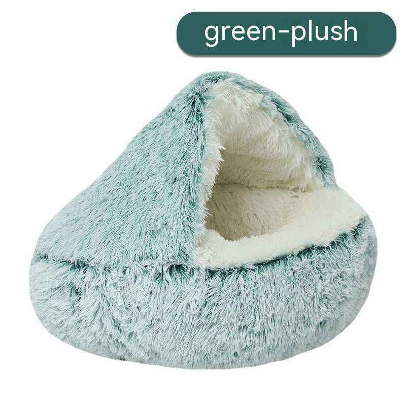 Cuccia per cani in pile con copertina - foto 6