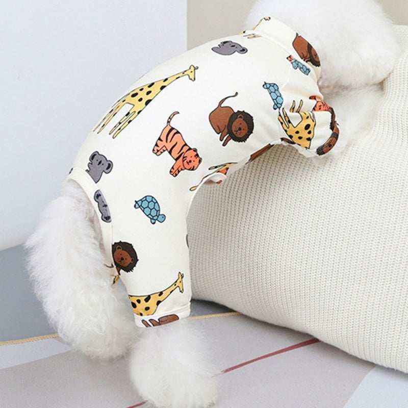 Pigiama per Cani in Stile Cartoon – Comfort e Protezione con un Tocco di Allegria by Dog Moda