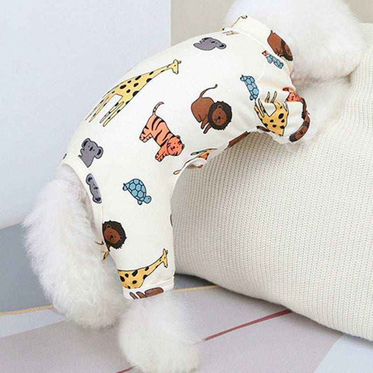 Pigiama per Cani in Stile Cartoon – Comfort e Protezione con un Tocco di Allegria by Dog Moda