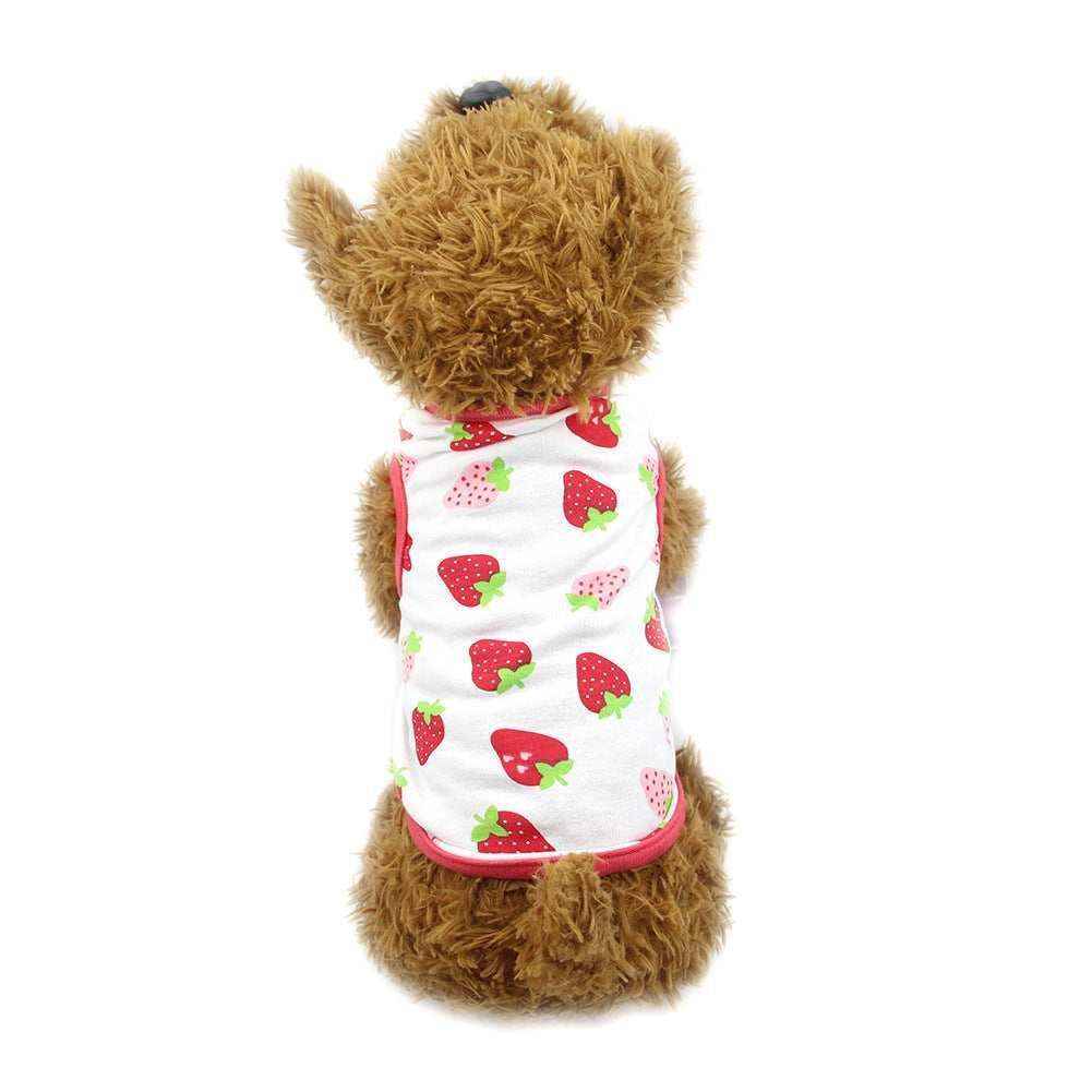 Maglietta in Cotone Smanicata per Cani – Fantasie Divertenti e Colorate - Dog Moda
