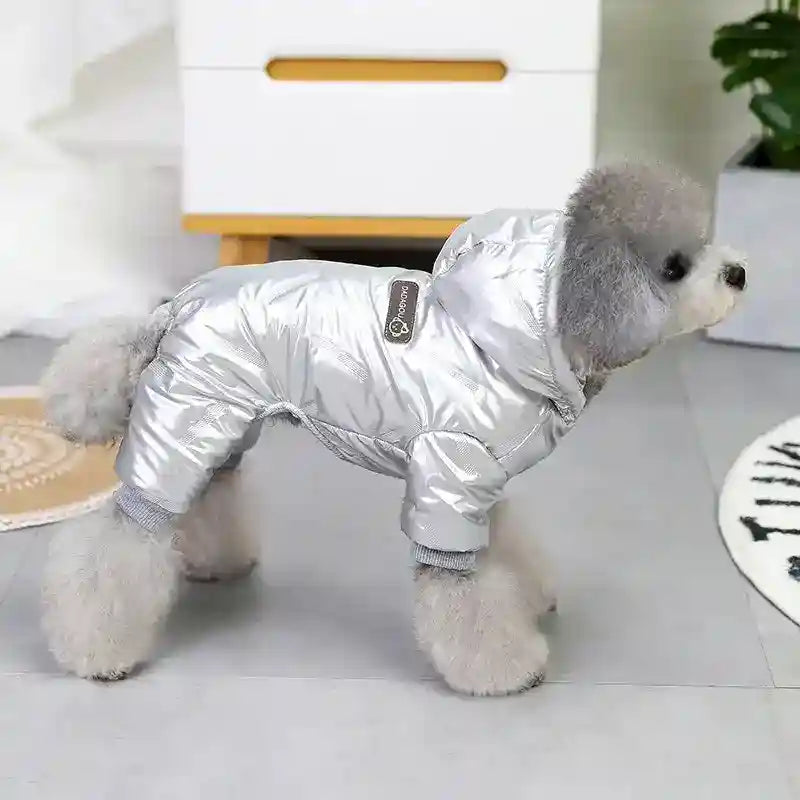 Piumino per Cani Quattro Zampe "Dadagou" – Cappottino in Pile Caldo e Comodo per Cani di Piccola Taglia by Dog Moda