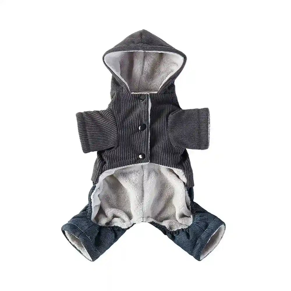 Cappotto Cani Coco Tweed - Velluto Coste 4 Zampe Pile by Dog Moda