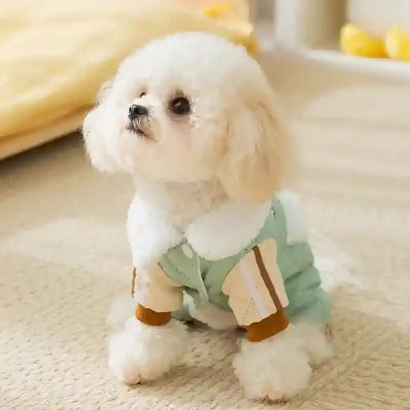 Cappotto Adorable Trapuntato con Anello Pettorina - XS-XXL by Dog Moda