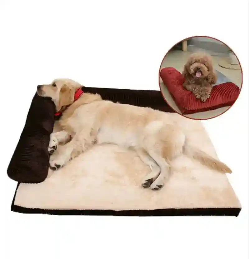 Cuccia Rettangolare "Luna" – Morbida e Confortevole con Sponde Laterali by Dog Moda