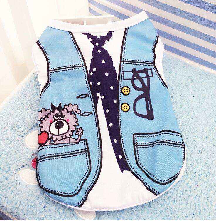 Maglietta per cani smanicata "Little Teddy" by Dog Moda
