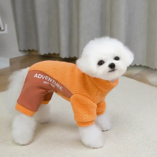 Vestito in Pile per Cani Adventure con 4 Zampe by Dog Moda