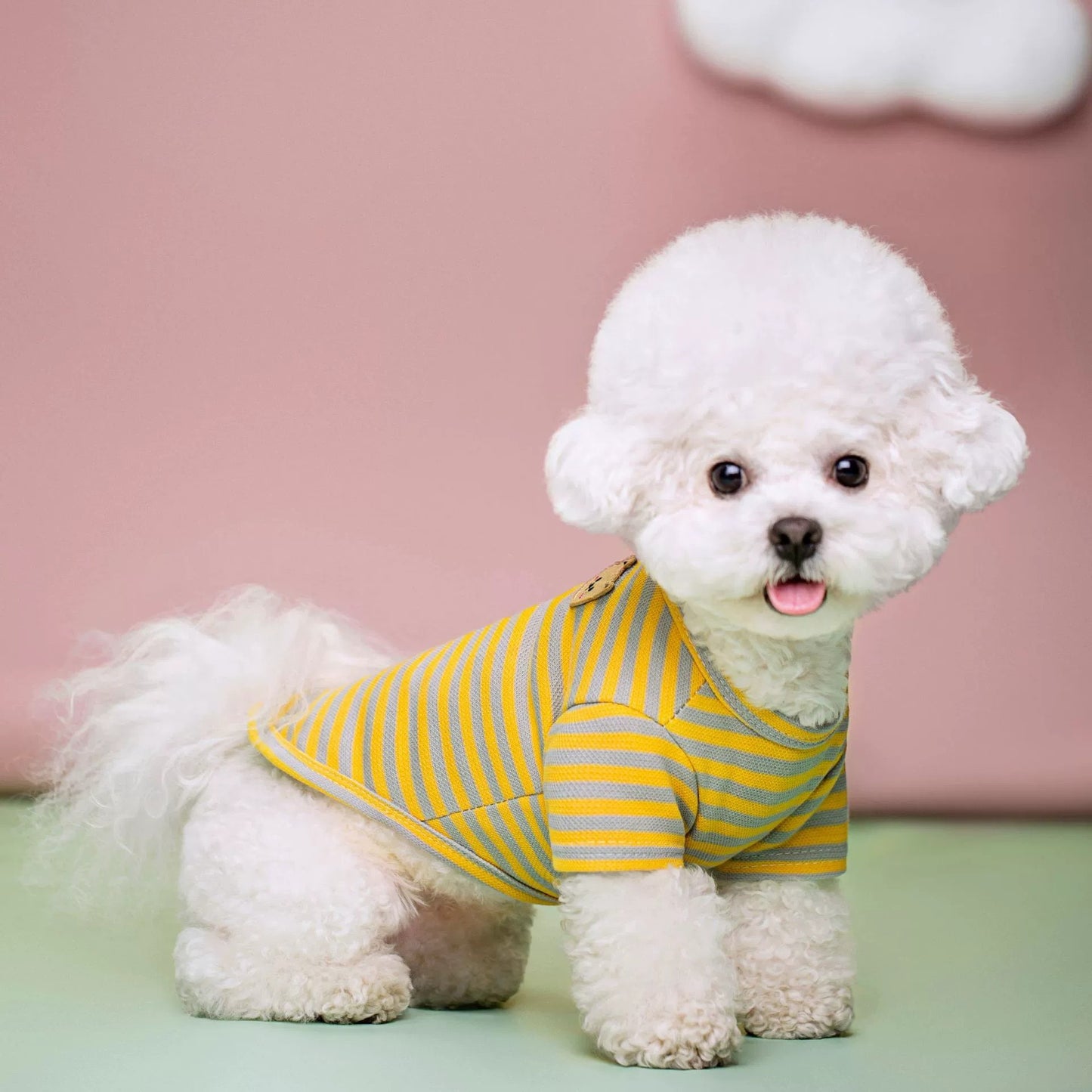 Stile a Righe: Magliettina Chic per Cani di Piccola Taglia - Dog Moda