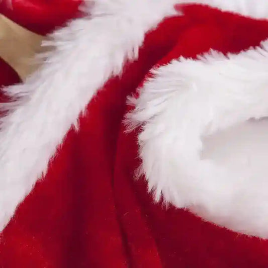 Vestito per cani da Babbo Natale smanicato – Il look perfetto per le festività natalizie by Dog Moda