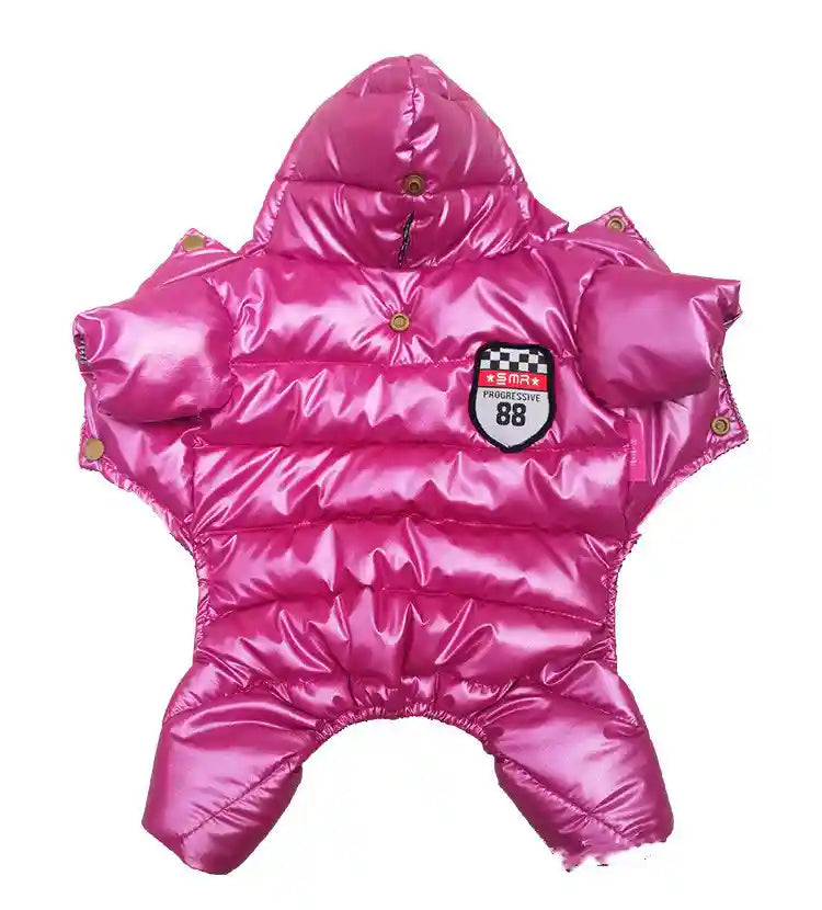 Cappotto Impermeabile Cani 4 Zampe Graffiti con Cappuccio by null