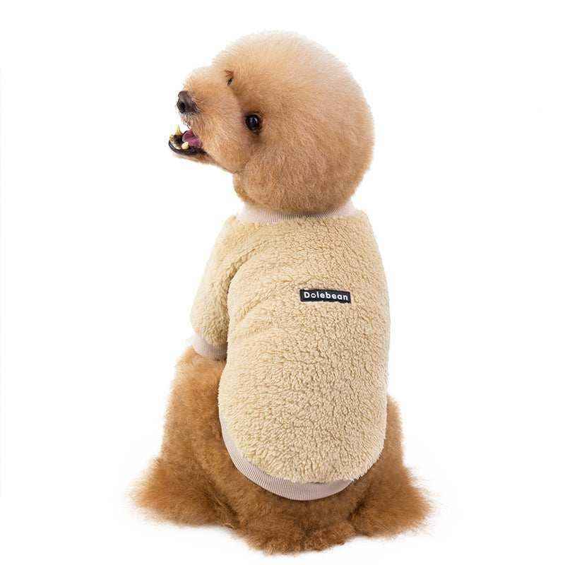 Felpa in pile per cani a tinta unita "Dolebean" by Dog Moda