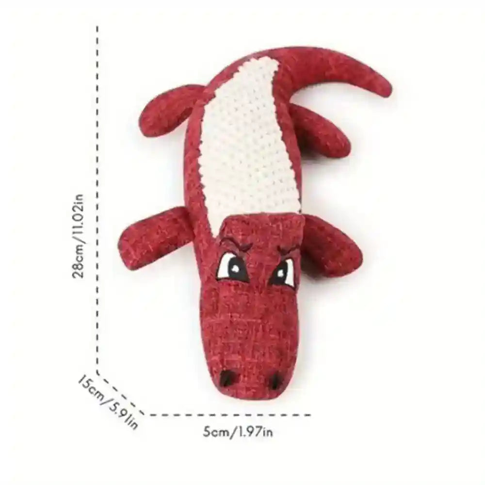 Giocattolo per Cani in Peluche Resistente ai Morsi Croccodino by Dog Moda