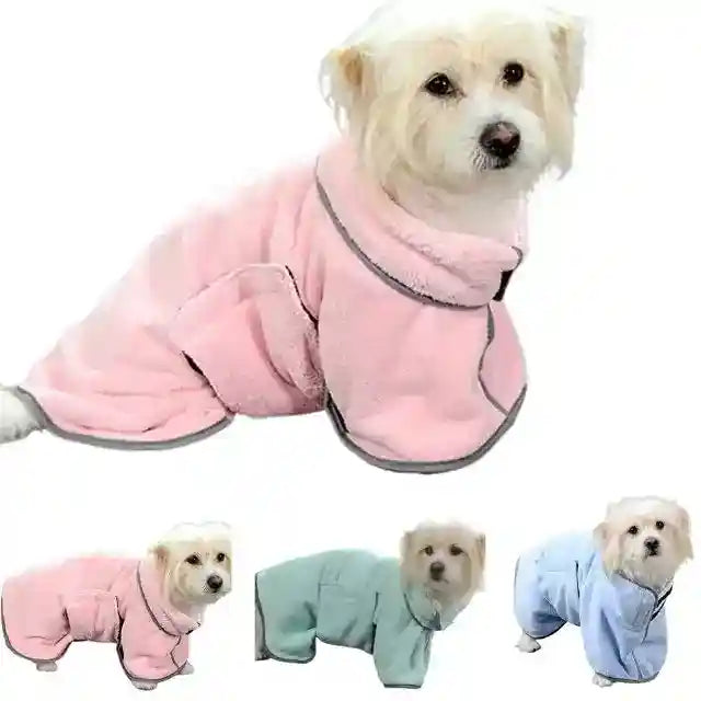Accappatoio in Spugna per Cani e Gatti Assorbente e Morbido by Dog Moda