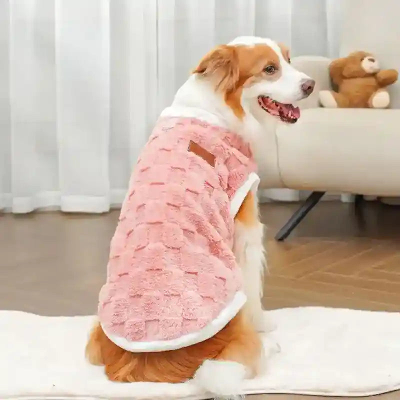 Maglia in Pile per Cani "Chess" a Scacchi in Vari Colori by Dog Moda