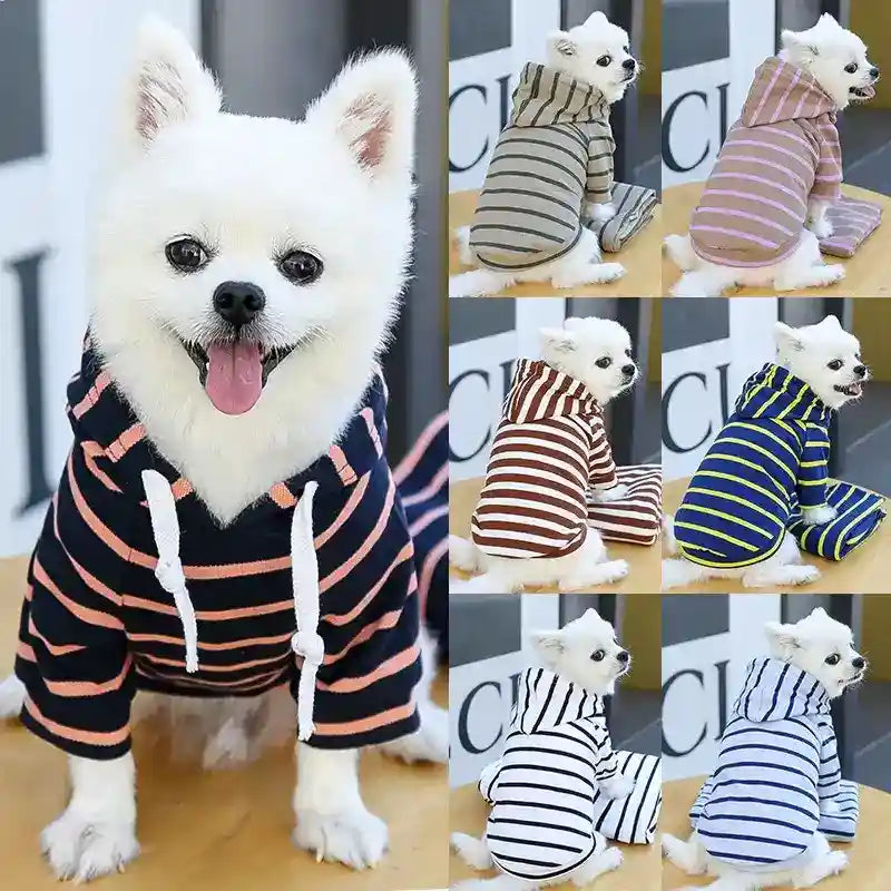 Maglietta per cani con cappuccio "Love Boat" by Dog Moda