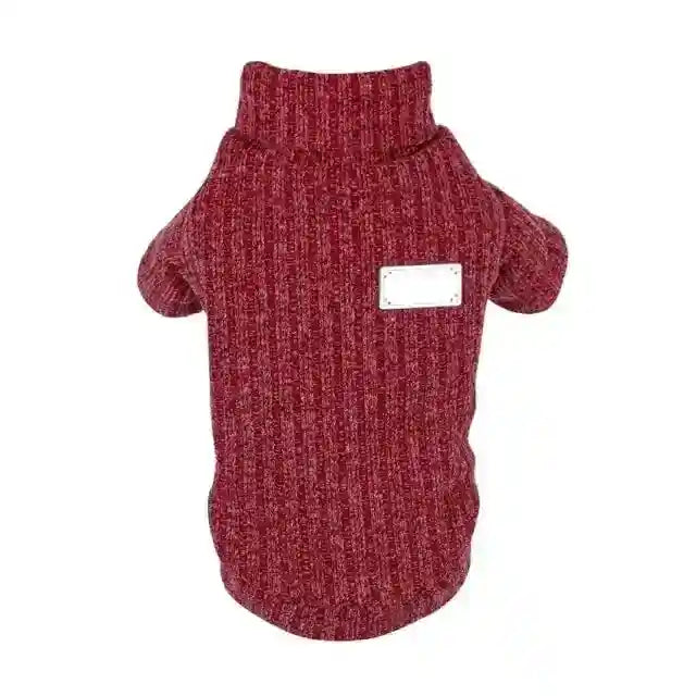 Maglione per Cani "Chic Dog" con Collo Alto Elasticizzato by Dog Moda